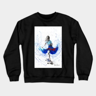 Skater Girl Crewneck Sweatshirt